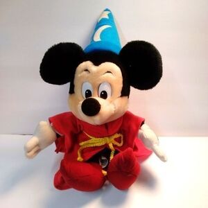 Disneyland Walt Disney‎ World Mickey  Mouse Fantasia Plush Wizard